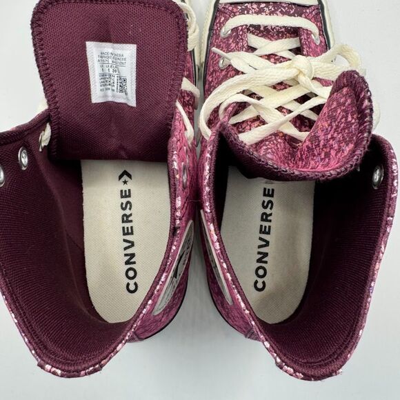 Converse Chuck Taylor All Star | High Top | Orchid Abyss/Egret Women's 8 | NWOT - Picture 8 of 9